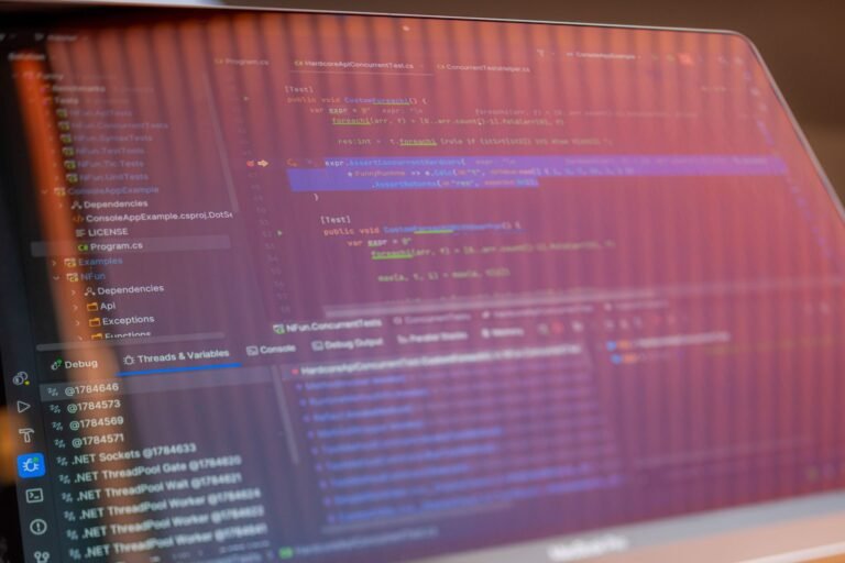 Focused view of a computer screen displaying programming code in a code editor.